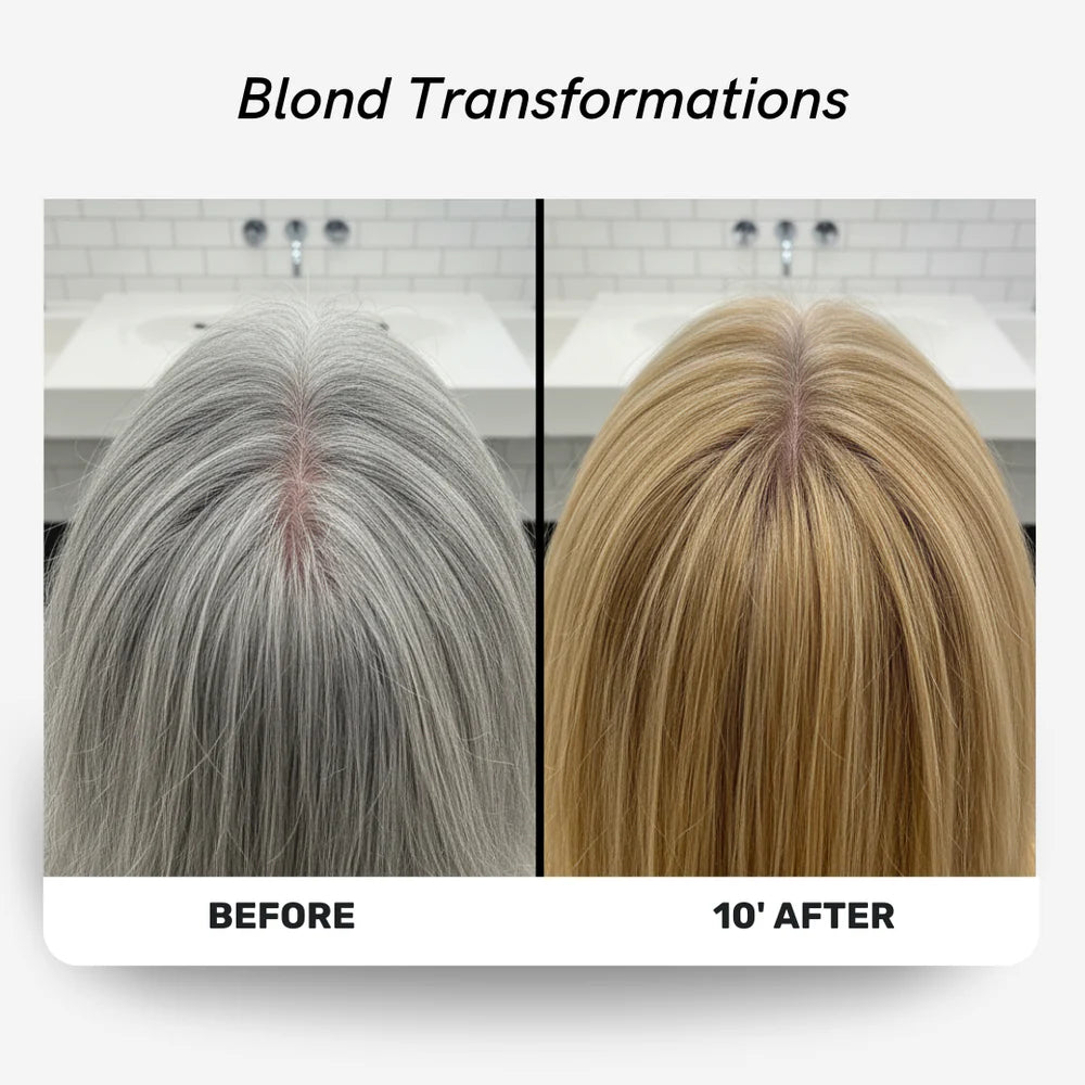 Softer-Looking Grey Roots in Just 10 Minutes With Amélie Haircare