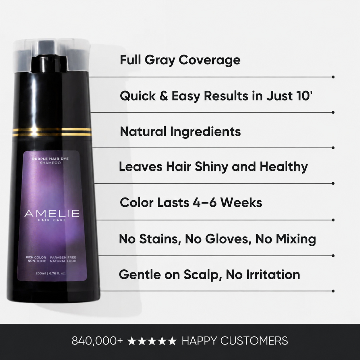 Softer-Looking Grey Roots in Just 10 Minutes With Amélie Haircare