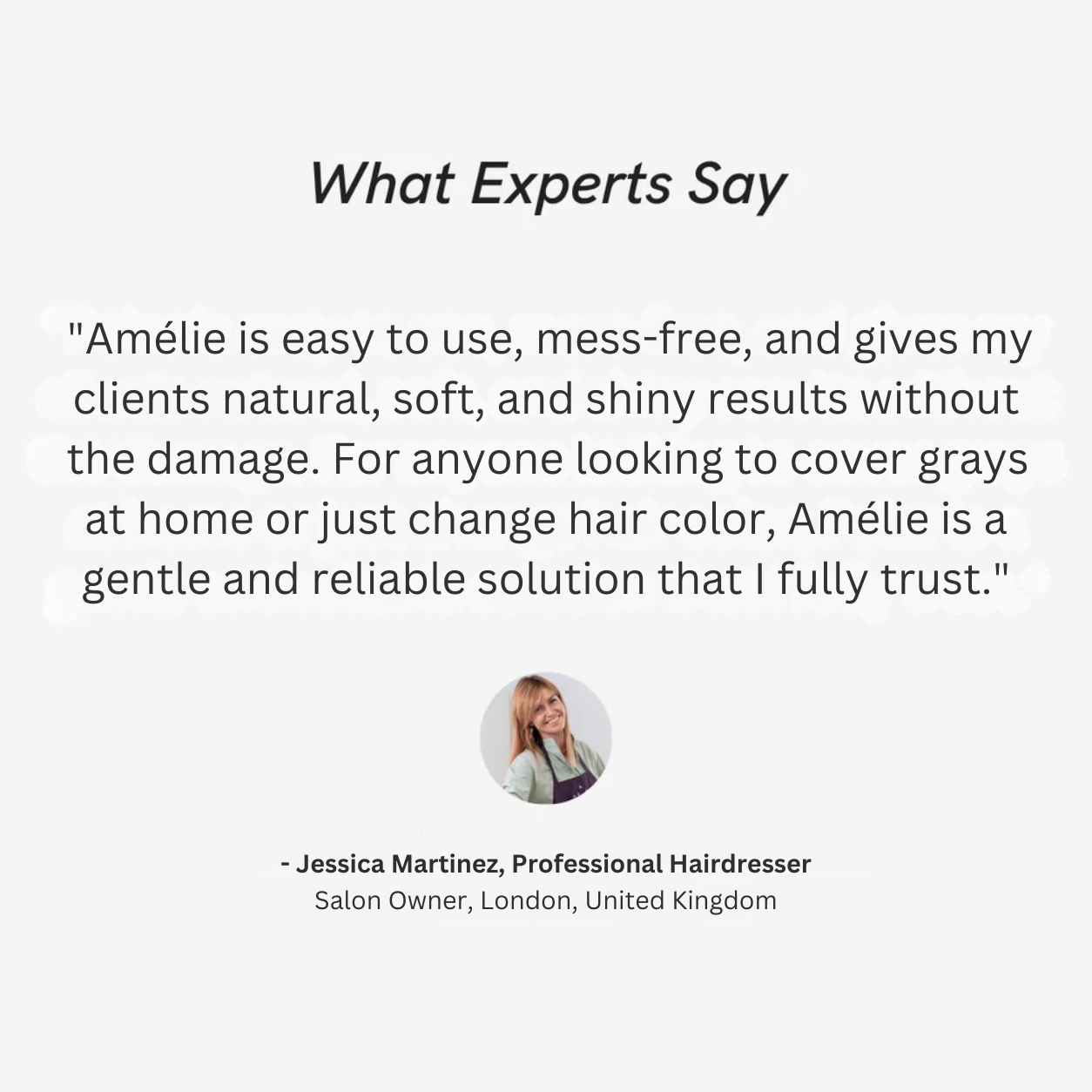 Softer-Looking Grey Roots in Just 10 Minutes With Amélie Haircare